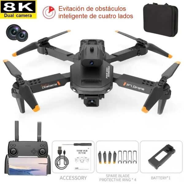 Drone P7 Cámara 8k Wifi App Control + Batería Recarga