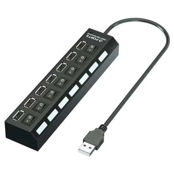 Adaptador USB 7 Puertos